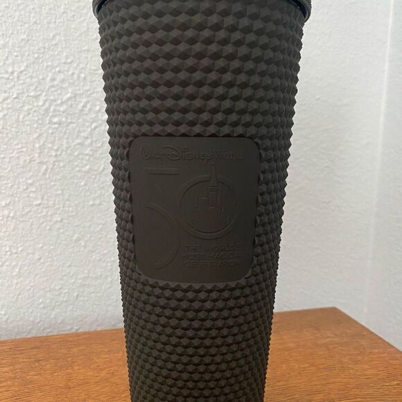 Starbucks Disney 50th Anniversary Black Matte Cup - Picture 7 of 12